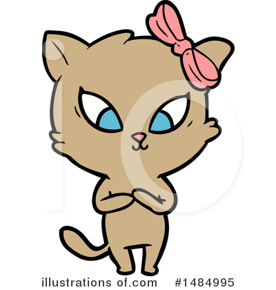 Royalty-Free (RF) Cat Clipart Illustration by lineartestpilot - Stock Sample #1484995