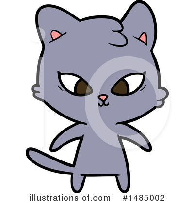 Royalty-Free (RF) Cat Clipart Illustration by lineartestpilot - Stock Sample #1485002