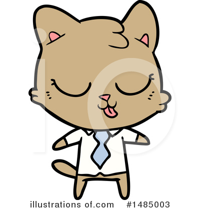 Royalty-Free (RF) Cat Clipart Illustration by lineartestpilot - Stock Sample #1485003