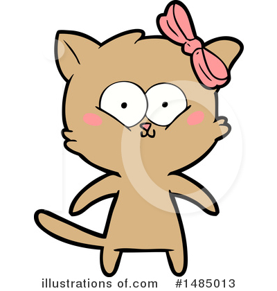 Royalty-Free (RF) Cat Clipart Illustration by lineartestpilot - Stock Sample #1485013