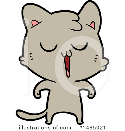 Royalty-Free (RF) Cat Clipart Illustration by lineartestpilot - Stock Sample #1485021