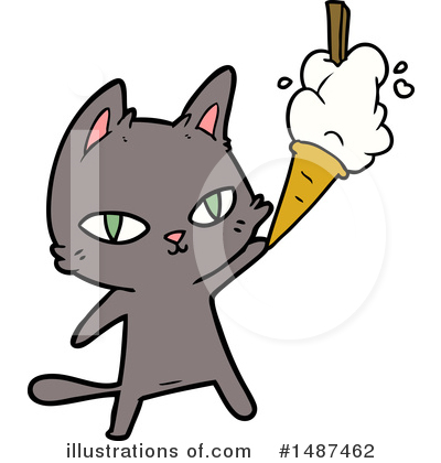 Royalty-Free (RF) Cat Clipart Illustration by lineartestpilot - Stock Sample #1487462