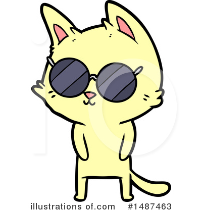 Royalty-Free (RF) Cat Clipart Illustration by lineartestpilot - Stock Sample #1487463
