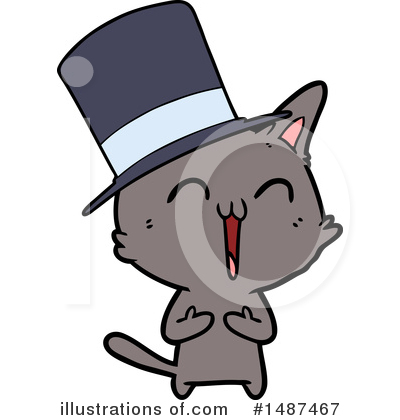 Royalty-Free (RF) Cat Clipart Illustration by lineartestpilot - Stock Sample #1487467
