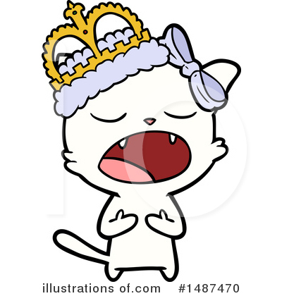 Royalty-Free (RF) Cat Clipart Illustration by lineartestpilot - Stock Sample #1487470