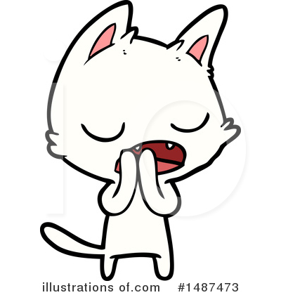 Royalty-Free (RF) Cat Clipart Illustration by lineartestpilot - Stock Sample #1487473