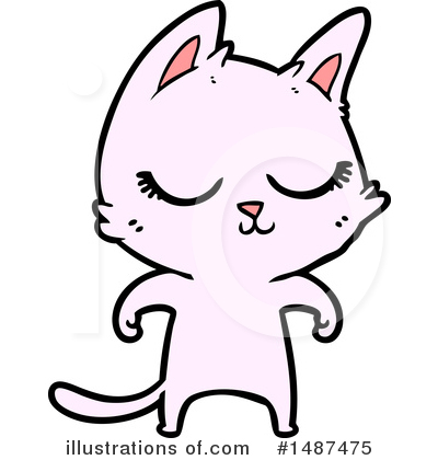 Royalty-Free (RF) Cat Clipart Illustration by lineartestpilot - Stock Sample #1487475