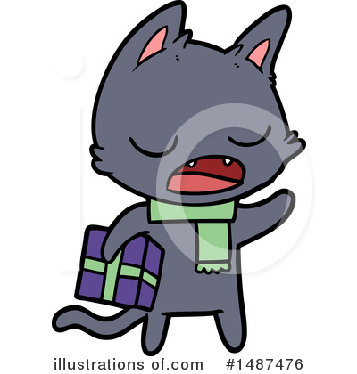 Royalty-Free (RF) Cat Clipart Illustration by lineartestpilot - Stock Sample #1487476