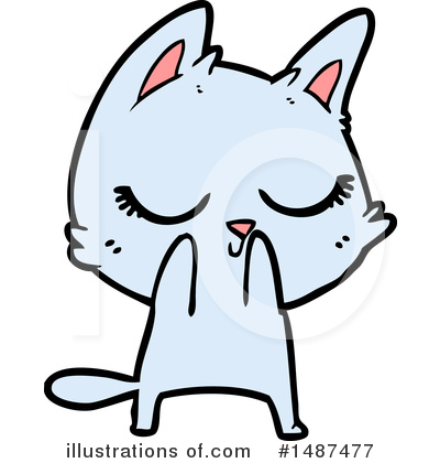 Royalty-Free (RF) Cat Clipart Illustration by lineartestpilot - Stock Sample #1487477
