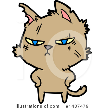 Royalty-Free (RF) Cat Clipart Illustration by lineartestpilot - Stock Sample #1487479