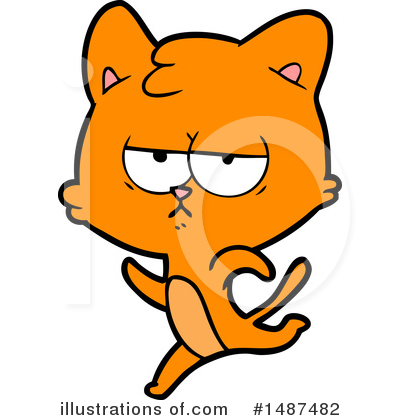 Royalty-Free (RF) Cat Clipart Illustration by lineartestpilot - Stock Sample #1487482