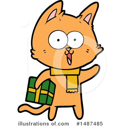 Royalty-Free (RF) Cat Clipart Illustration by lineartestpilot - Stock Sample #1487485