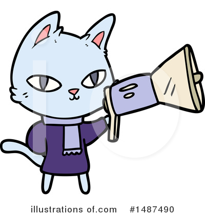 Royalty-Free (RF) Cat Clipart Illustration by lineartestpilot - Stock Sample #1487490