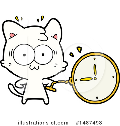 Royalty-Free (RF) Cat Clipart Illustration by lineartestpilot - Stock Sample #1487493