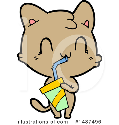 Royalty-Free (RF) Cat Clipart Illustration by lineartestpilot - Stock Sample #1487496
