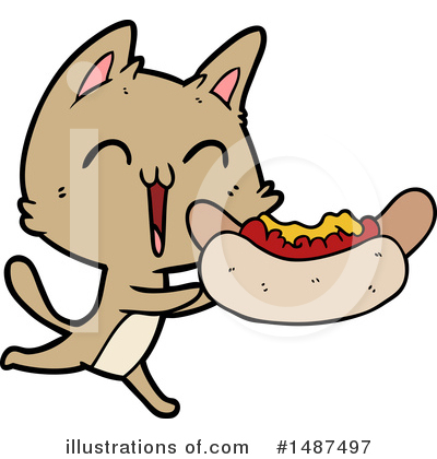 Royalty-Free (RF) Cat Clipart Illustration by lineartestpilot - Stock Sample #1487497