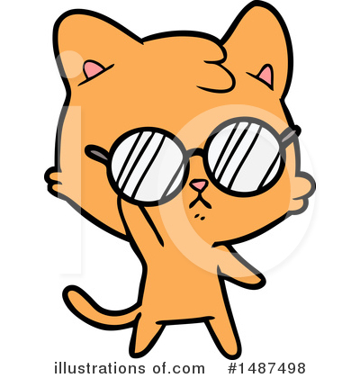 Royalty-Free (RF) Cat Clipart Illustration by lineartestpilot - Stock Sample #1487498