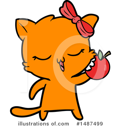 Royalty-Free (RF) Cat Clipart Illustration by lineartestpilot - Stock Sample #1487499