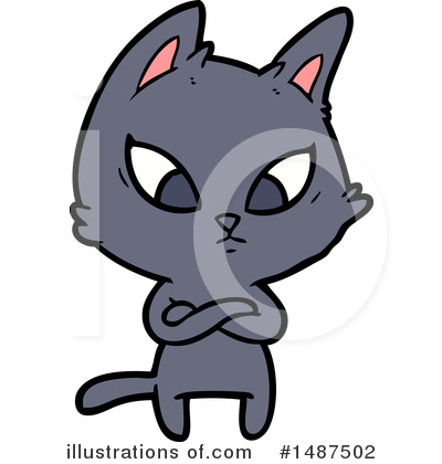 Royalty-Free (RF) Cat Clipart Illustration by lineartestpilot - Stock Sample #1487502