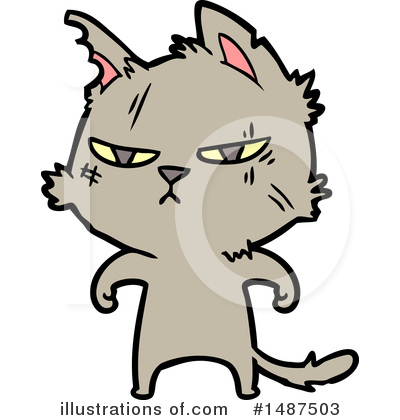 Royalty-Free (RF) Cat Clipart Illustration by lineartestpilot - Stock Sample #1487503