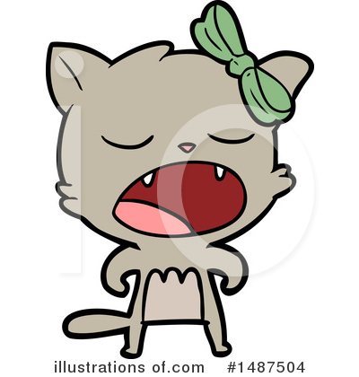 Royalty-Free (RF) Cat Clipart Illustration by lineartestpilot - Stock Sample #1487504