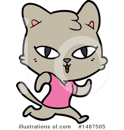 Royalty-Free (RF) Cat Clipart Illustration by lineartestpilot - Stock Sample #1487505
