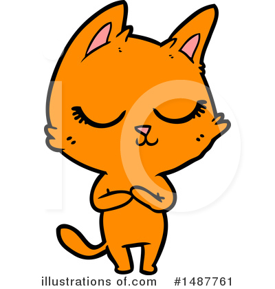 Royalty-Free (RF) Cat Clipart Illustration by lineartestpilot - Stock Sample #1487761