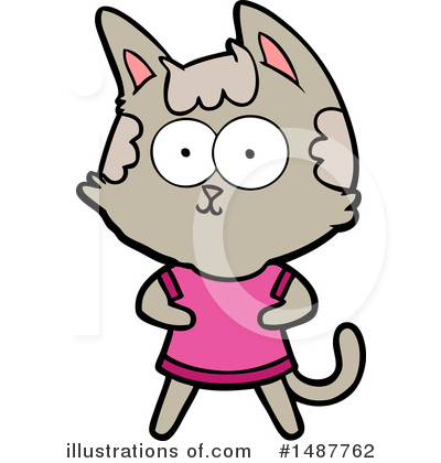 Royalty-Free (RF) Cat Clipart Illustration by lineartestpilot - Stock Sample #1487762