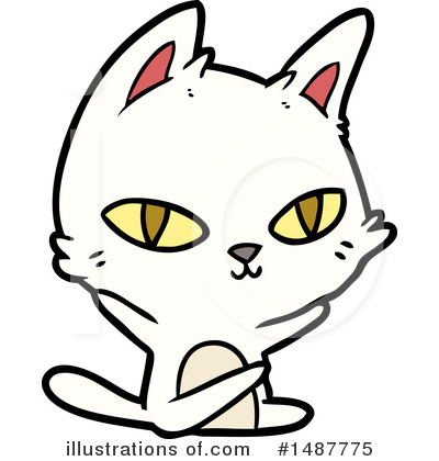 Royalty-Free (RF) Cat Clipart Illustration by lineartestpilot - Stock Sample #1487775
