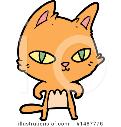 Royalty-Free (RF) Cat Clipart Illustration by lineartestpilot - Stock Sample #1487776
