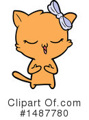 Cat Clipart #1487780 by lineartestpilot