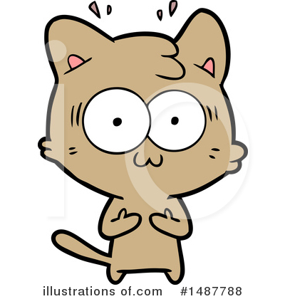 Royalty-Free (RF) Cat Clipart Illustration by lineartestpilot - Stock Sample #1487788