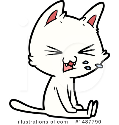 Royalty-Free (RF) Cat Clipart Illustration by lineartestpilot - Stock Sample #1487790