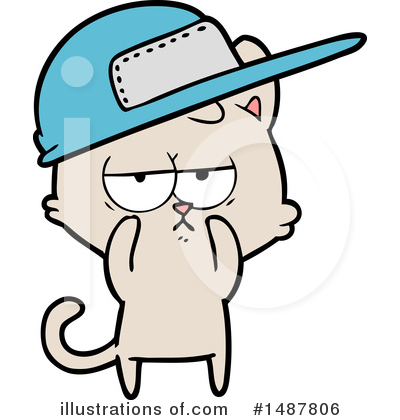 Royalty-Free (RF) Cat Clipart Illustration by lineartestpilot - Stock Sample #1487806