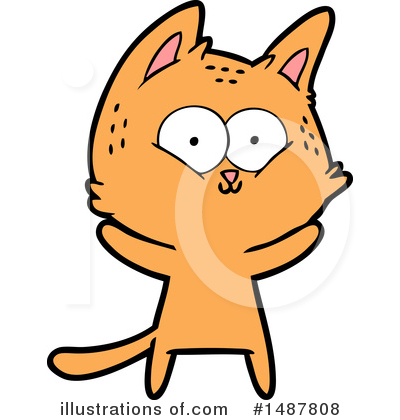 Royalty-Free (RF) Cat Clipart Illustration by lineartestpilot - Stock Sample #1487808
