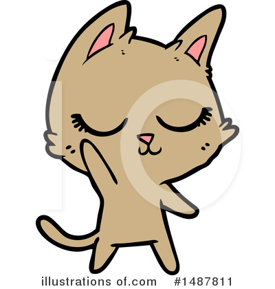 Royalty-Free (RF) Cat Clipart Illustration by lineartestpilot - Stock Sample #1487811