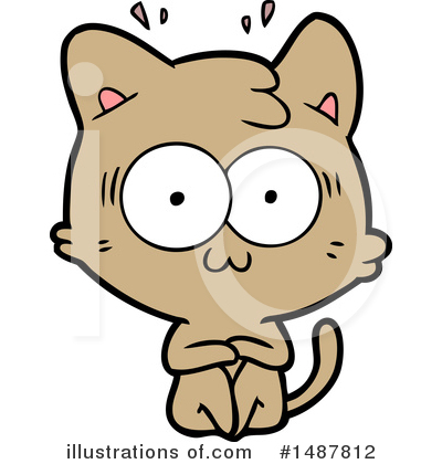 Royalty-Free (RF) Cat Clipart Illustration by lineartestpilot - Stock Sample #1487812