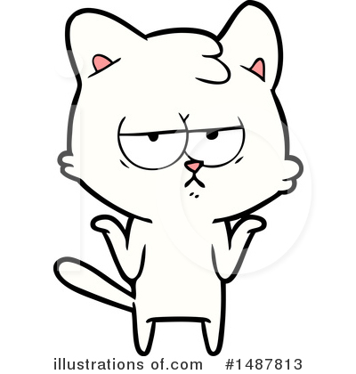 Royalty-Free (RF) Cat Clipart Illustration by lineartestpilot - Stock Sample #1487813