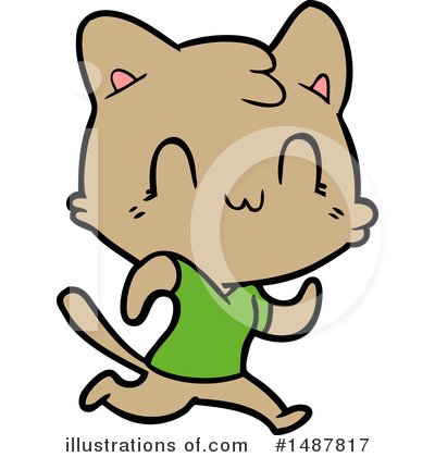 Royalty-Free (RF) Cat Clipart Illustration by lineartestpilot - Stock Sample #1487817