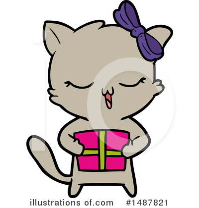 Royalty-Free (RF) Cat Clipart Illustration by lineartestpilot - Stock Sample #1487821