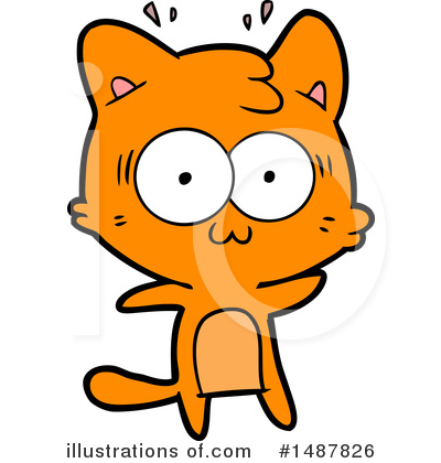 Royalty-Free (RF) Cat Clipart Illustration by lineartestpilot - Stock Sample #1487826