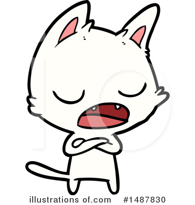 Royalty-Free (RF) Cat Clipart Illustration by lineartestpilot - Stock Sample #1487830