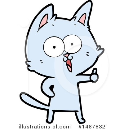 Royalty-Free (RF) Cat Clipart Illustration by lineartestpilot - Stock Sample #1487832