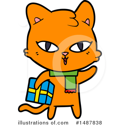 Royalty-Free (RF) Cat Clipart Illustration by lineartestpilot - Stock Sample #1487838