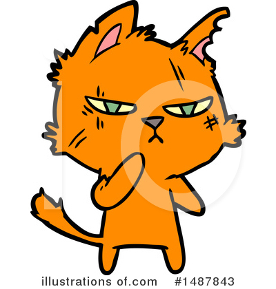 Royalty-Free (RF) Cat Clipart Illustration by lineartestpilot - Stock Sample #1487843