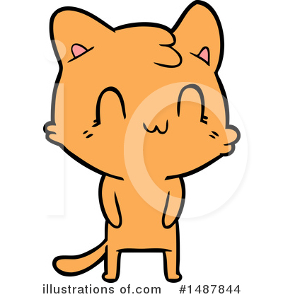Royalty-Free (RF) Cat Clipart Illustration by lineartestpilot - Stock Sample #1487844