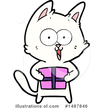 Royalty-Free (RF) Cat Clipart Illustration by lineartestpilot - Stock Sample #1487846