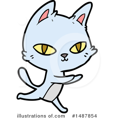 Royalty-Free (RF) Cat Clipart Illustration by lineartestpilot - Stock Sample #1487854