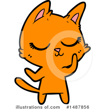 Royalty-Free (RF) Cat Clipart Illustration by lineartestpilot - Stock Sample #1487856