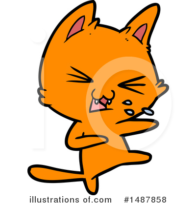 Royalty-Free (RF) Cat Clipart Illustration by lineartestpilot - Stock Sample #1487858
